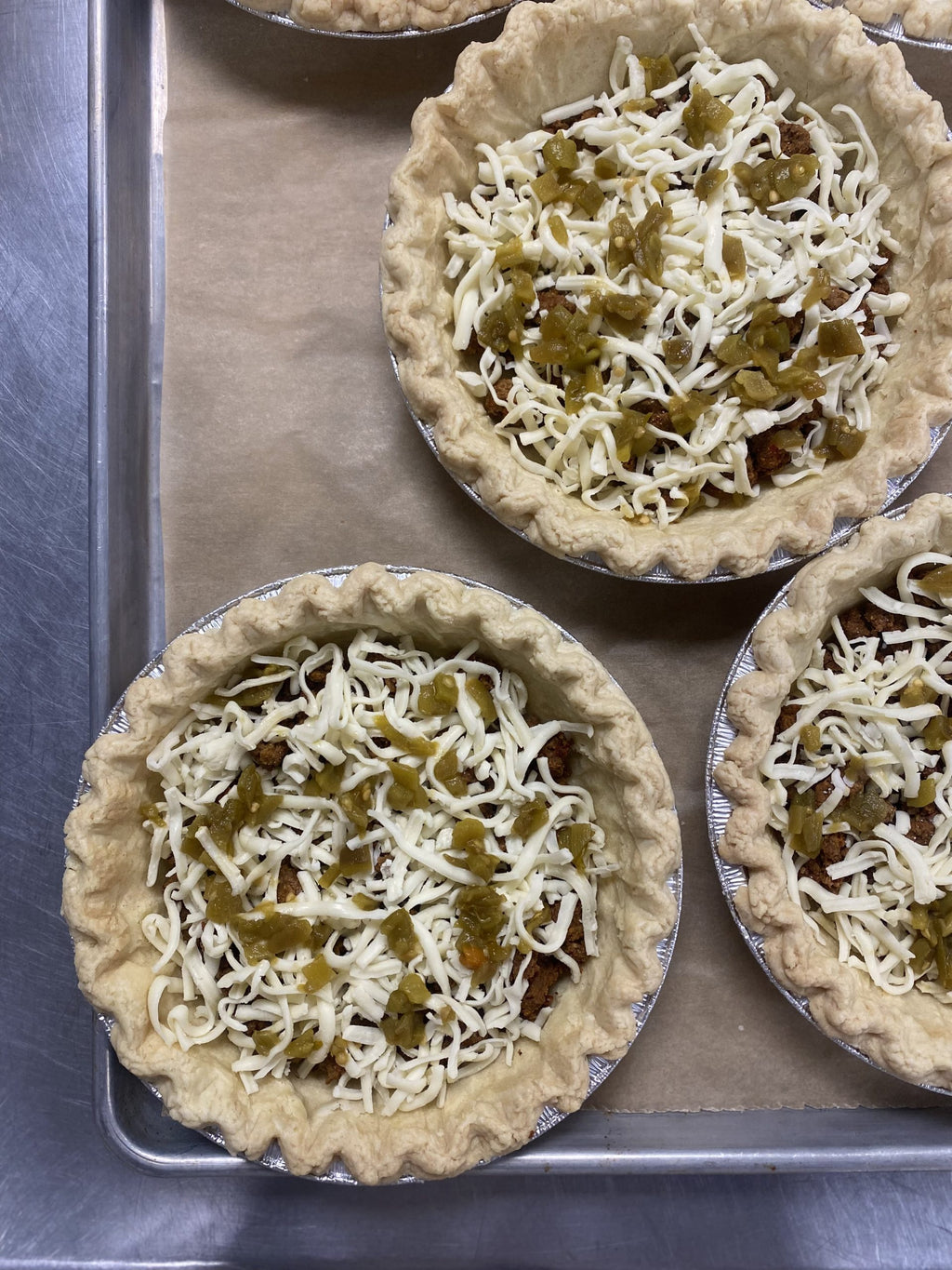 Chorizo, Fontina, & Green Chile Quiche