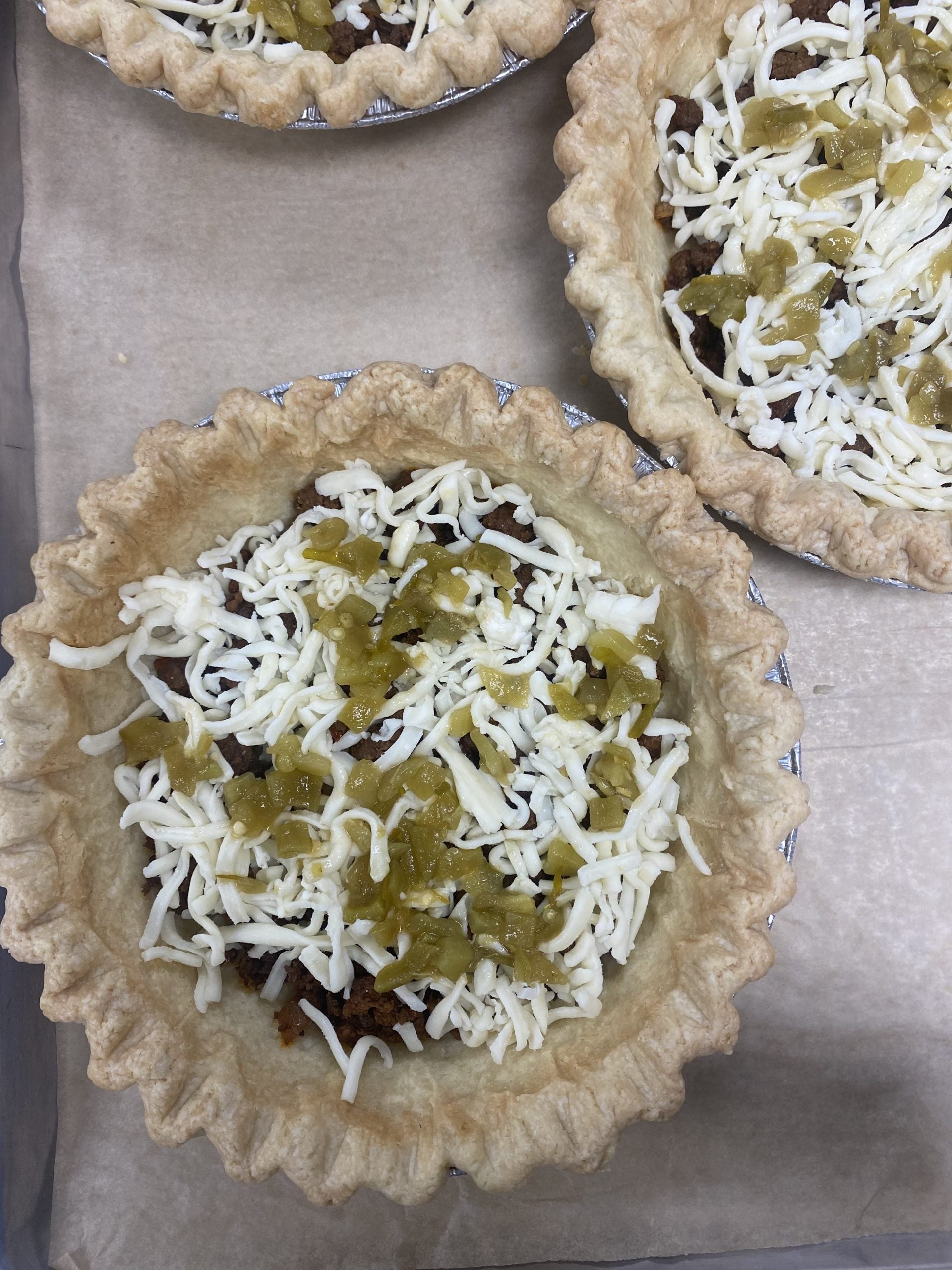 Chorizo, Fontina, & Green Chile Quiche