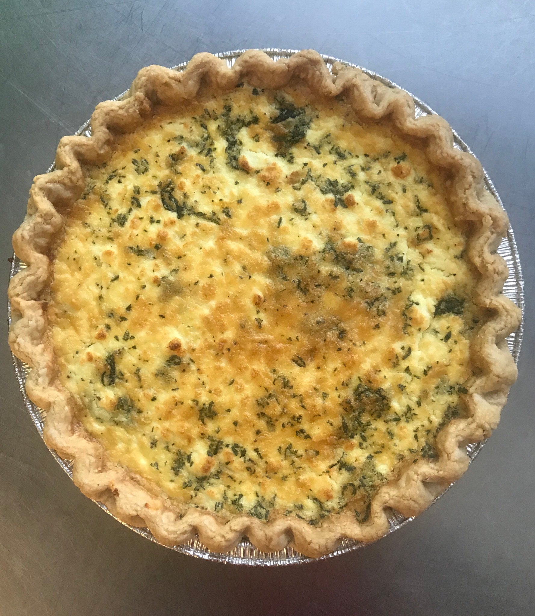 Kale & Swiss Quiche (VEG)