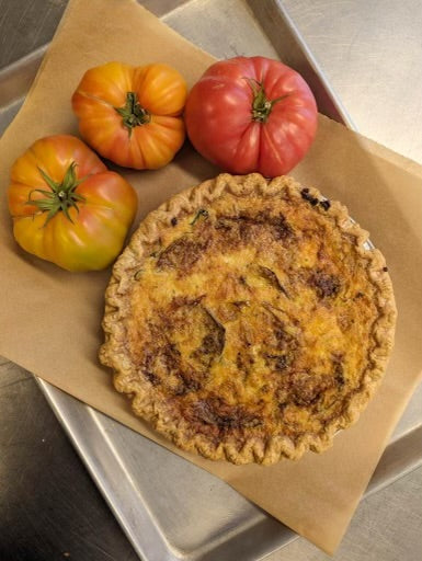 Heirloom Tomato & Ricotta Quiche